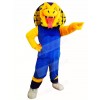 Blue Shirt Sports Snake Mascot Costumes Animal 