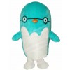 Blue Bird Penguin with Glasses Mascot Costumes Animal
