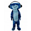 Blue DJ Monkey Mascot Costumes Animal