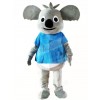 Blue Shirt Koala Bear Mascot Costumes Animal 