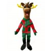 Dark Brown Christmas Deer Moose Mascot Costumes Animal