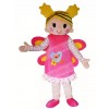 Pink Butterfly Girl Mascot Costumes People