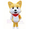 Tan Husky Shiba Inu Lucky Dog Akita Mascot Costumes Animal