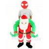 Piggyback NEW Santa Claus Carry Me Ride on Father Christmas Mascot Costumes