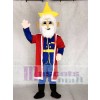 Old King with Red Cloak Mascot Costumes