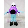 Purple and Blue Plane Mascot Costumes Cartoon