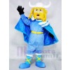 Thor the Giant Viking with Blue Body and Cloak Mascot Costumes People