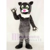 Hairy Gray Cat Mascot Costumes Animal 