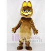 Fat Brown Cat Mascot Costumes Animal 