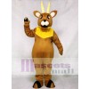 Cute Regal Elk Deer Mascot Costume