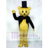 Ritual Bear Adult Mascot Costume Brown Teddy Bear Gentleman Suit