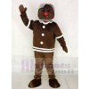 Cute Gingerbread Girl Mascot Costumes Xmas Christmas