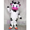 Cute Blue Eyes Cow Mascot Costumes Farm Animal
