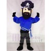 Dark Blue Pirate Mascot Costumes People