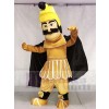 Trojan Warrior Mascot Costumes with Black Cloak 