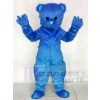Blue Fluffy Bear Mascot Costumes Animal