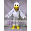 White Cartoon Pelican Bird Mascot Costume Animal