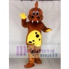 Golden Brown Dinosaur Mascot Adult Costumes  