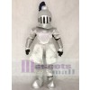 Silver Knight in Shining Armour Mascot Costume