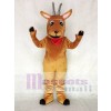 Cute Andy Antelope with a Red Neckerchief Mascot Costume