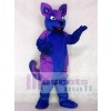 Blue and Purple Husky Dog Fursuit Mascot Costume
