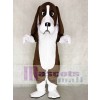 Cute Brown Basset Hound Dog Mascot Costume
