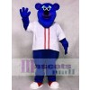 Custom Color Blue Fresno Grizzlies Parker T. Bear Mascot Costume 
