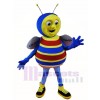 Blue Bee Mascot Costumes Insect