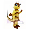 Yellow Fly Mascot Costumes Insect