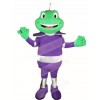 Frog in Purple Suit Mascot Costumes Animal