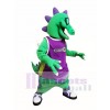 Green Dragon with Sunglasses Mascot Costume Dragon with Vest Mascot Costumes