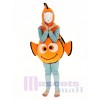 Child Halloween Finding Nemo Clown Fish Mascot Costume
