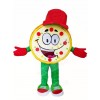 Red Cap Pizza Mascot Costumes Food Snack
