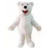 Hairy Polar Bear Mascot Costumes Animal