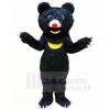 Hairy Black Bear Mascot Costumes Animal