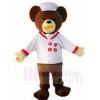 Teddy Bear with Shirt and Hat Mascot Costumes Animal 