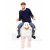 Piggy Back Sheep Carry Me Ride on Lamb Mascot Costumes Halloween  