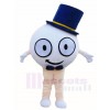 Golf Ball with Hat Mascot Costumes Sport