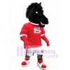 Black Horse Mascot Costume Black Mustang Mascot Costumes