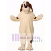Cute Grinning Hound Dog Mascot Costume