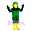 Cute Greenie Bird Mascot Costume