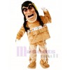 Yellow Feathers Indian Mascot Costume