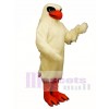 Cute White Hawk Mascot Costume