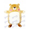 Big Bear Mascot Costume Tan Bear Animal 