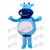 Blue Cattle Calf Mascot Costume