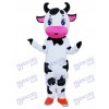 Cute Blue Eyes Cow Mascot Costume