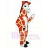 Red Giraffe Mascot Costume