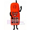 Red Cell Phone Mascot Costume