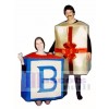 Gift Box Mascot Costume