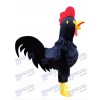 Black Cock Rooster Mascot Costume 
